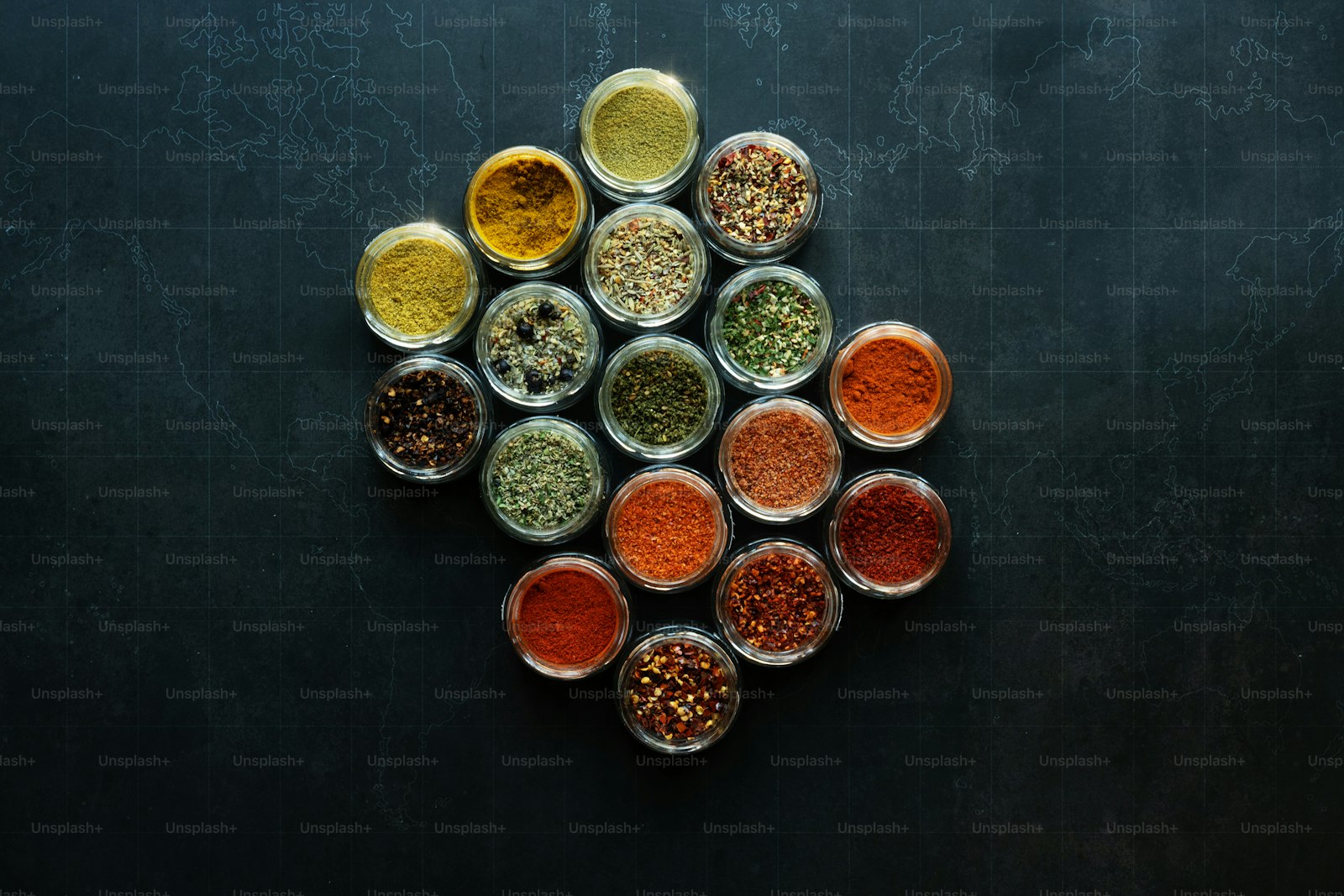 A pile of red chili peppers